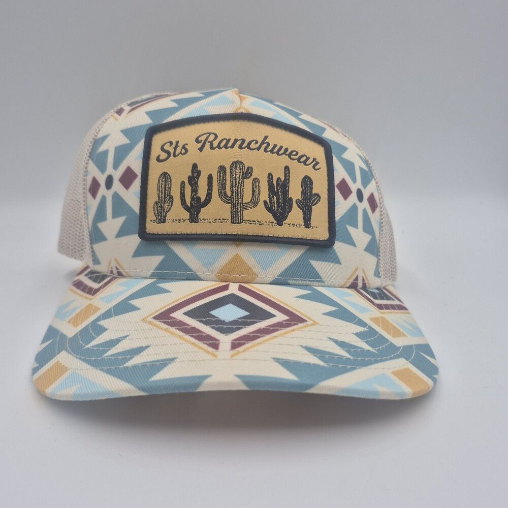 STS Ranchwear Southwest Pattern Mesh Snapback Hat
